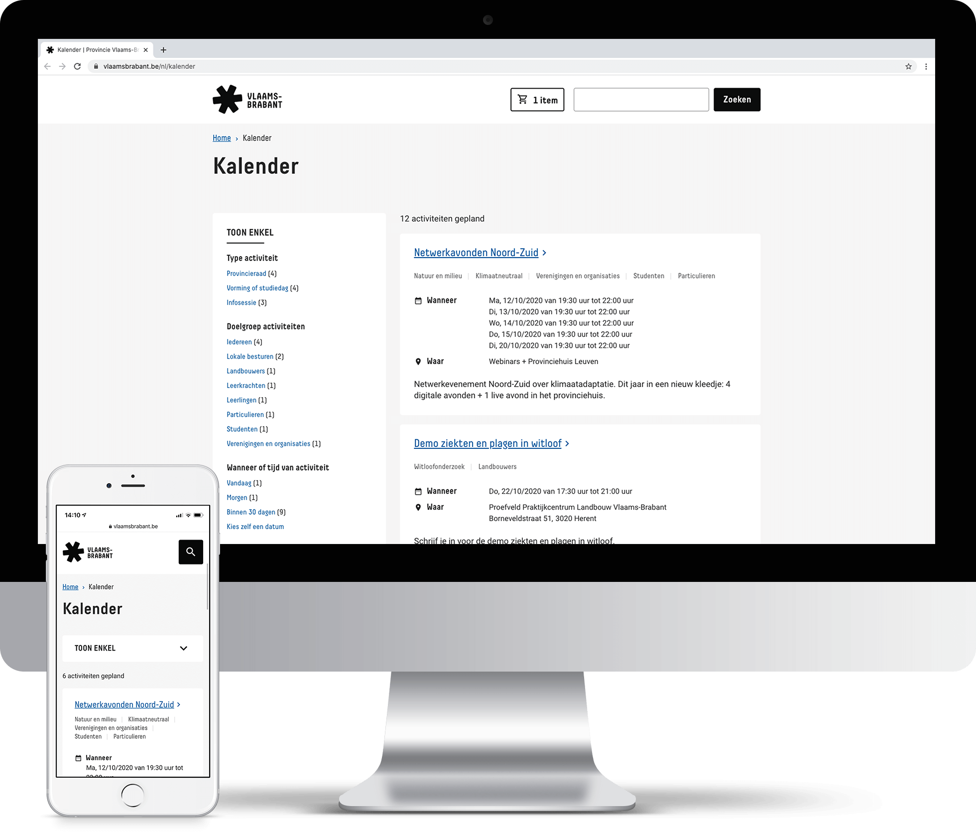 Vlaams-Brabant - kalender